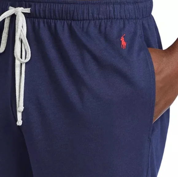 NWT Men's Ralph Lauren Polo Classic Fit Blue Pajama Shorts - Picture 3 of 8